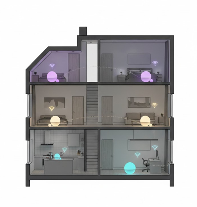 DiaShar шары в интерьере дома