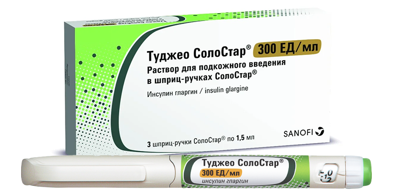 Инсулин Туджео - упаковка и картридж